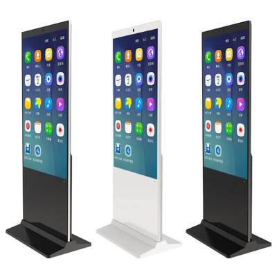2023 Papan nama digital LCD mal dalam ruangan 55 inci terbaru menampilkan informasi interaktif layar iklan multi-sentuh