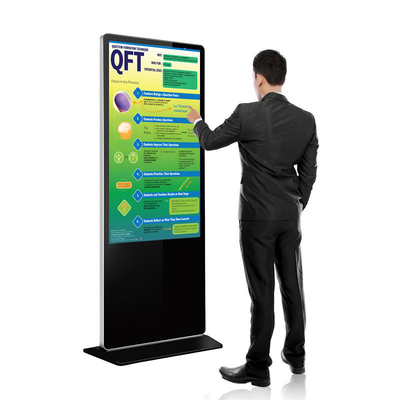 Tampilan Iklan LCD Layar Sentuh Vertikal, Layar Digital Signage 75 Inch Dalam Ruangan