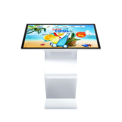 Layar Tampilan Iklan Dalam Ruangan LCD Touch Kiosk Floor Standing
