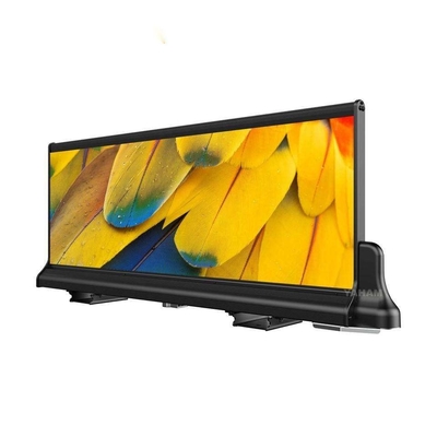 P2.5 LED dipasang di mobil ultra-tipis high-definition outdoor waterproof double-sided roof screen