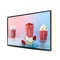 Layar Tampilan Iklan Toko LCD Kaca yang Dikeraskan 55 43 Inch