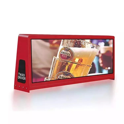 Tahan Air Penuh Warna 3840HZ Taksi Top Led Display Advertising Video Wall