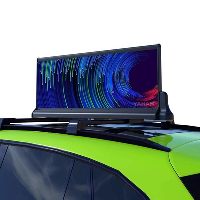 P2.5 P2.96 Ultra Thintaxi top led sign layar iklan mobil 5000nit